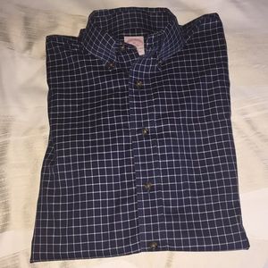 Brooks Brothers classic fit navy button down shirt